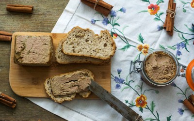 Partridge: home made pate with extra virgin olive oil